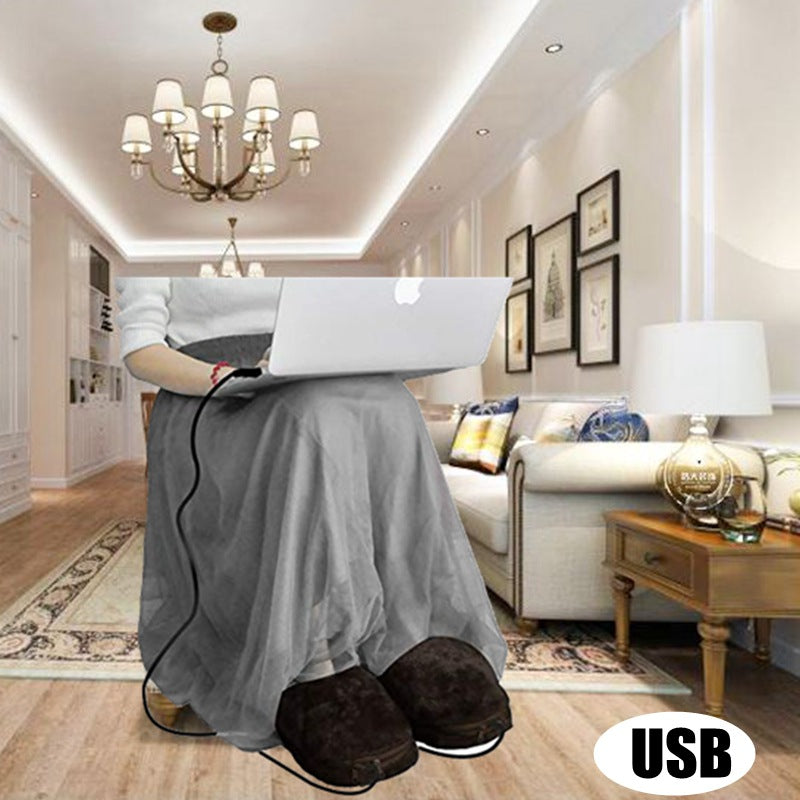 Warmer Heated-Slipper Electric-Feet Portable Winter Soft Home Usb-Pad Cold-Relief-Gift One size fits all